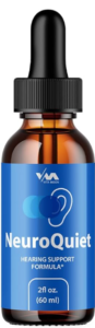 NeuroQuiet hearing support liquid formula bottle 60 ml with dropper